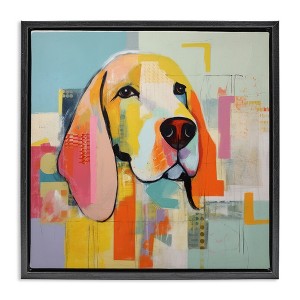 Stupell Industries Abstract Dog Portrait, 18" x 18" - 1 of 4