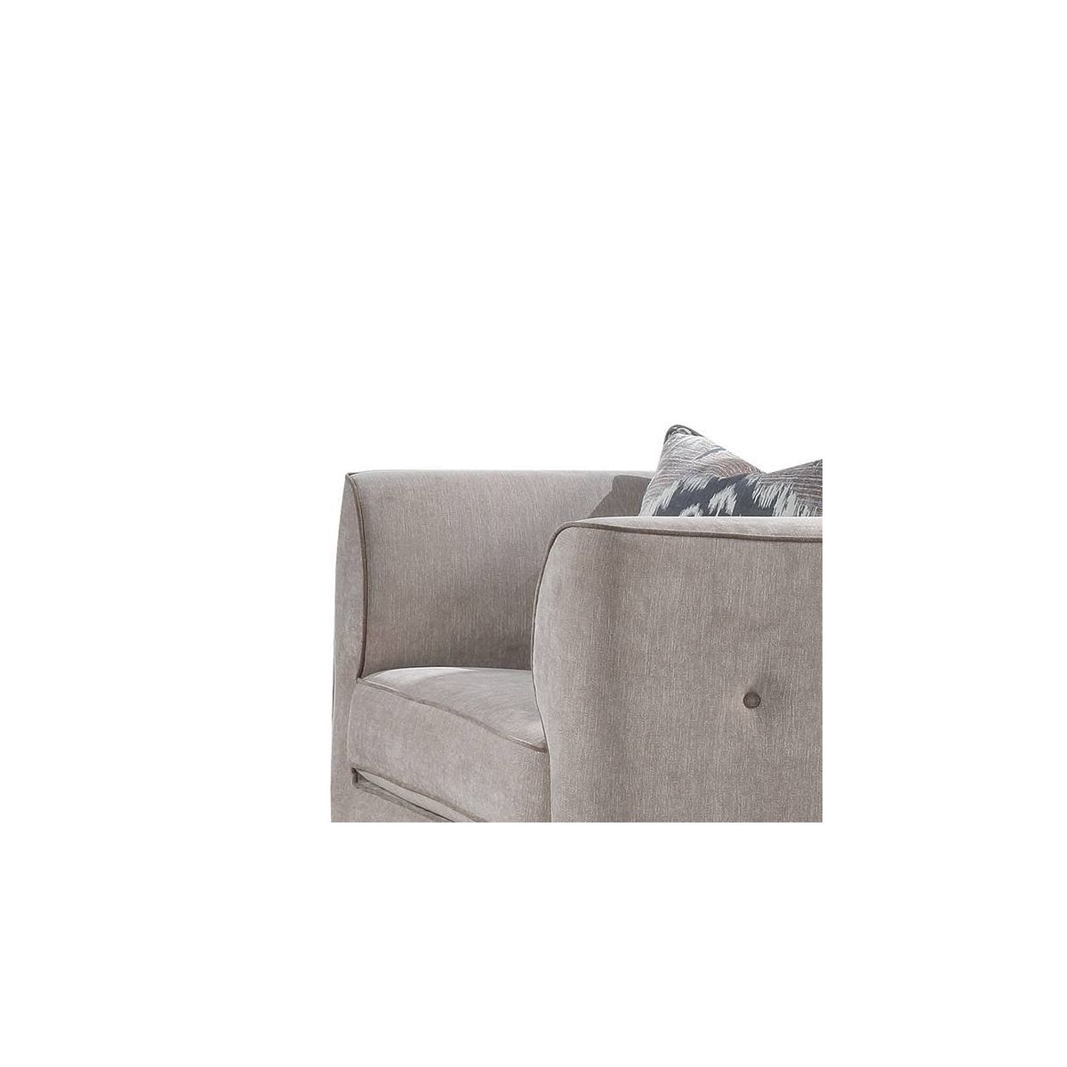 Acme Furniture 36" Cyndi Sofa Tan Velvet - thumbnail 2