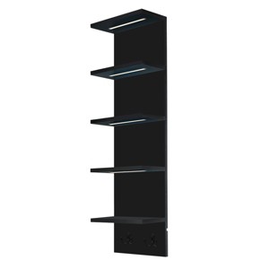 Sorbus 5 Tier Wall Mounted Floating Shelf Unit with LED Lights - Home Decor and Storage Organizer - 1 of 4