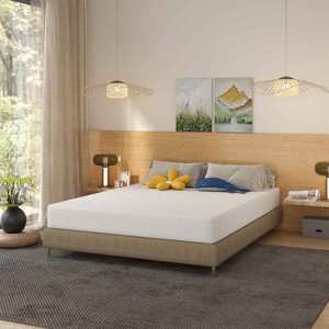 BestMassage 8 Inch Mattress Bamboo Charcoal Memory Foam Mattress Medium Firm Mattress CertiPUR-US Certified - 1 of 4