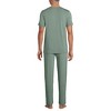 Lands' End Men's Short Sleeve Cooling Knit V-Neck Pajama Set - 2 of 3