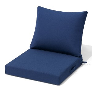 Crestlive Products Outdoor Deep Seat Cushion Set Patio Furniture Cushions with Removable Cover for Chair Sofa Couch - 1 of 4