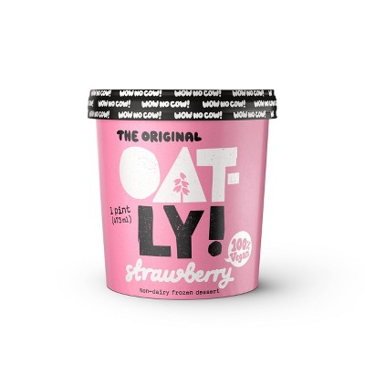 Oatly Strawberry Non-Dairy Frozen Dessert - 16oz