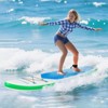 Costway 11' Inflatable Stand Up Paddle Board whth Accessories Paddle Hand Pump Repair Kit, Blue/Gray/Yellow/Dark Blue/Turquoise - 2 of 4