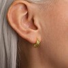 Small Gold Huggie Hoop Earrings Set for Women Men Hypoallergenic 14K Plated Stack Cartilage Earrings, Multiple Piercing - 2 of 4