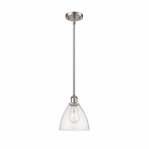 Bristol Glass - 1 Light Mini Pendant In Industrial Style-9.25 Inches Tall and 7.5 Inches Wide - 1 of 1