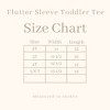 The Juniper Shop 14th Feb Stars Puff Print Toddler Flutter Sleeve Tee - 3 of 3