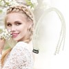 Unique Bargains Women's Fashion Faux Pearl Braided Hair Chain White 1 Pc - 4 of 4