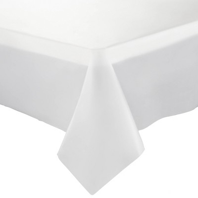 Smarty Had A Party 54" x 108" Clear Rectangular Plastic Tablecloths - 96 pcs