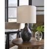 Signature Design by Ashley Garinton Ceramic Table Lamp, Black - 2 of 4