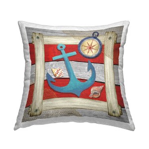 Stupell Industries Nautical Anchor Boating Compass, 18 x 18 - 1 of 3