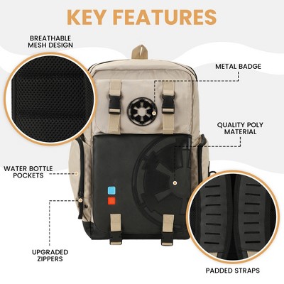 Star Wars Lightsaber-Themed White Built-Up Backpack — фото 2