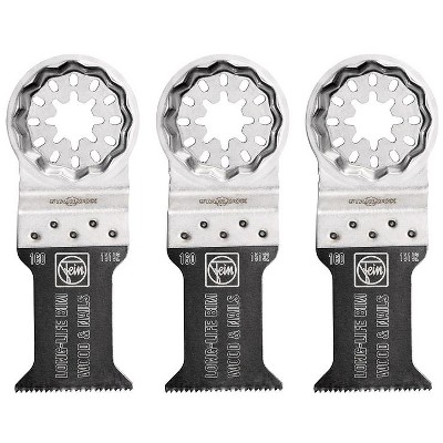 Fein Starlock 1-3/8 in. X 2 in. L Bi-Metal Saw Blade Set 3 pk