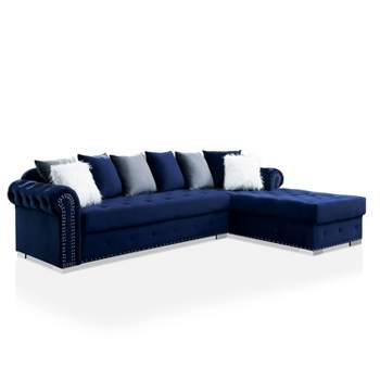 Garold Glam Button Tufted Sectional Sofa - HOMES: Inside + Out