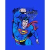 Superman Flying Youth Royal Blue Graphic Tee - 2 of 3
