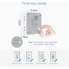 USB Wall Charger, Surge Protector Outlet Extender, Outlet Splitter with USB C Charger Block, 8 AC Multiple Power Splitter Surge Protector for Home - 3 of 4