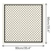 Elerevyo Women Polka Dots Large Vintage Satin Square Neckerchief Head Wrap Bandanas 35.4" X 35.4" - 3 of 4