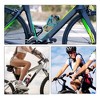 Unique Bargains Lightweight Bike Water Bottle Cage Holder Blue Gold Tone 1 Set - 2 of 4
