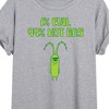 Women's - SpongeBob SquarePants - Plankton One Percent Evil Oversized Graphic T-Shirt - 2 of 4
