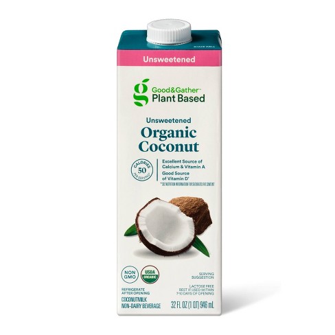 Organic Unsweetened Coconut Milk - 32oz - Good & Gather™ : Target