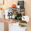 MaseiKar Over The Toilet Storage with Drawer - Rustic Farmhouse 2-Tier Bathroom Organizers and Storage Shelves with Toilet Paper Holder - 4 of 4