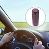 Unique Bargains Auto Car Trash Can Durable Front Seats Trash Bin Pink 1 Pc 3.5" Length 3.1" Width 7.9" Height ABS Rhinestone - 2 of 4
