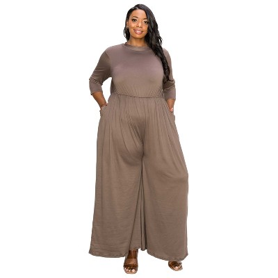 L I V D Women's Rafaella Pocket Wide Leg Jumpsuit