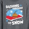 Men's - SpongeBob SquarePants - Dashing Through The Snow Long Sleeve Graphic T-Shirt - 2 of 4
