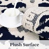 2x6 FT Runner Rug,Non-Slip Vintage Medallion Textured Carpet with Retro Floral Design, Indoor Non-Shedding Long Rug Runner, Grey - 2 of 4