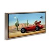 Stupell Industries Race Car Bunny Driving Desert Canyon, 31" x 14" - 3 of 4