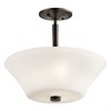 Kichler Lighting Aubrey 3 - Light Semi-Flush Mount in  Olde Bronze - 3 of 3