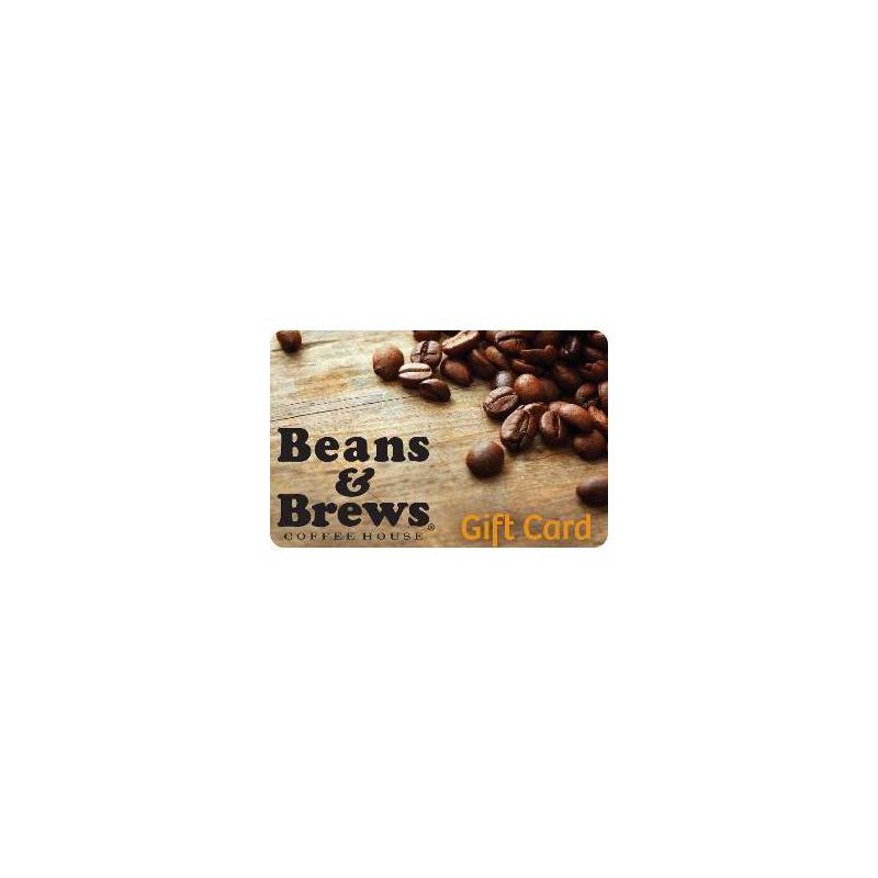 Beans & Brew Coffee House Gift Card (Email Delivery), 1 of 2