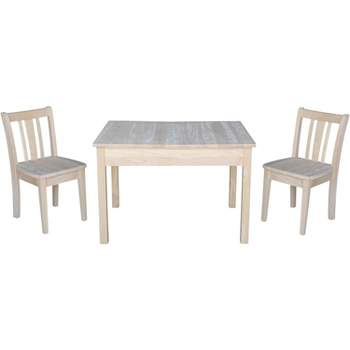 International Concepts Table With 2 San Remo Juvenile Chairs