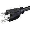 Monoprice Heavy Duty Power Cord - 10 Feet - Black | NEMA 5-15P to IEC 60320 C15, 14AWG, 15A, SJT, 125V, Works With PCs, Monitors, Scanners, & Printers - 3 of 4