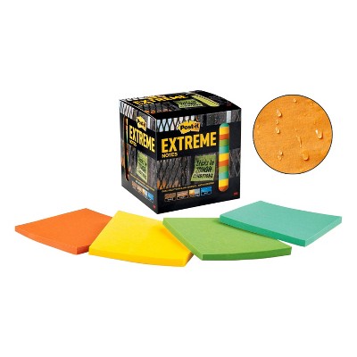 Orange/Green 2 Pads 114 mm x 171 mm Post-it Extreme Notes Yellow/Green 