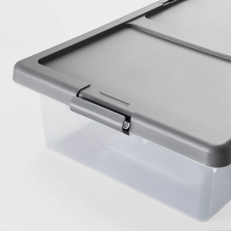 Underbed Latching Clear Storage Box - Brightroom&#8482;, 4 of 6