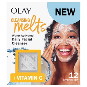 Olay Facial Cleansing Melts Vitamin C - 12ct - 1 of 4