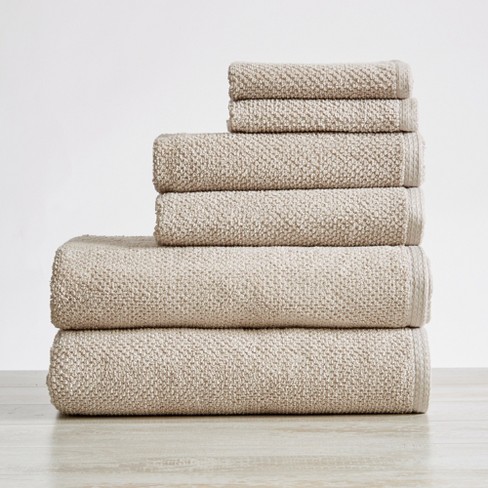 Great Bay Home Cotton Popcorn Textured Quick-dry Towel Set : Target