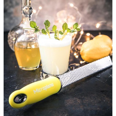 Neon Yellow Stainless Steel Citrus Zester Grater