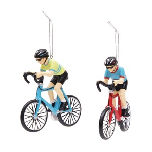 Gallerie II Biking Ornament S/2 - 1 of 2