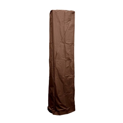 Square Glass Tube Patio Heater Cover - Mocha - AZ Patio Covers