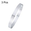 Unique Bargains Stainless Steel Non-Stick Perforated Baking Dessert Round Cake Ring 3 Pcs - 3 of 4
