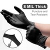 WeCare Diamond Textured Black Nitrile Gloves, 8 Mil Thickness - Perfect for Industrial & Automotive Work - 2 of 4