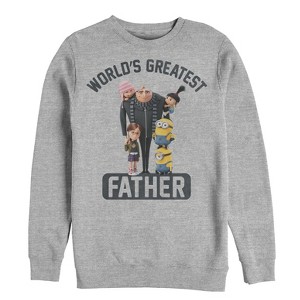 Men's Despicable Me World's Greatest Father Sweatshirt - 1 of 3