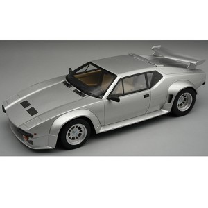 1982 DeTomaso Pantera GT5 Silver Metallic "Mythos Series" Limited Edition to 35 pieces 1/18 Model Car by Tecnomodel - 1 of 3