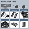 Evo Bytes Adjustable Mobile CPU Stand - 4 of 4
