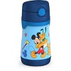 Thermos 10oz Stainless Steel Straw Bottle - 2 of 4
