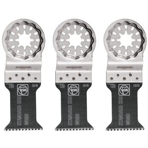 Fein Starlock 1-3/8 in. X 1-3/8 in. L Steel E-Cut Saw Blade 3 pk - 1 of 2