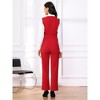 INSPIRE CHIC Women's High Waisted Sleeveless Belted Straight Leg Suspenders Jumpsuit - 4 of 4