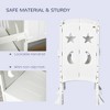 ONWITH 2 in 1 Kids Foldable Kitchen Step Stool for Children 3-6 Years Old White - 3 of 4